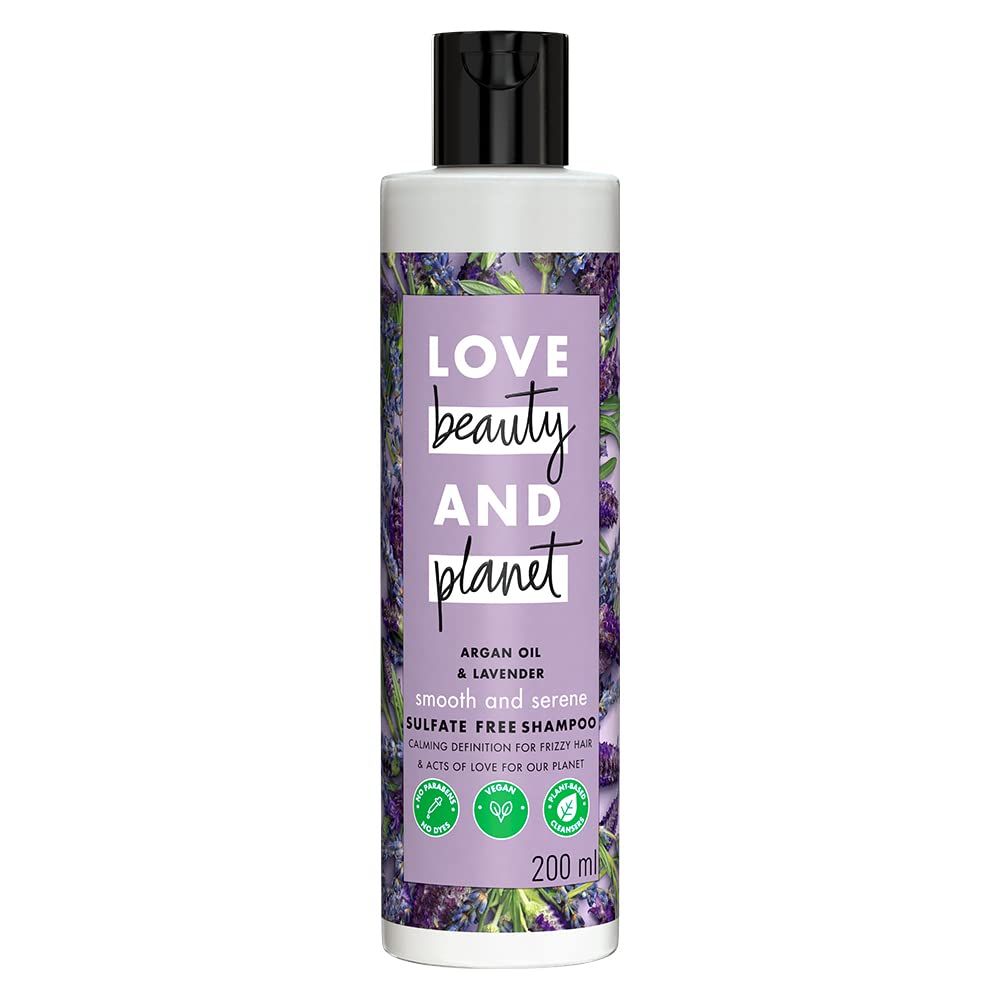 Love Beauty and Planet Argan Oil and Lavender Sulfate Free Anti-Frizz Shampoo
