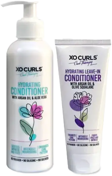 XO Curls Hydrate Conditioner And Soothe Dry Hair With This Hydrating Leave in Conditioner Combo