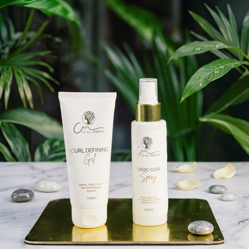 Curl Mantra Set & Refresh Kit for Curly, Wavy & Frizzy Hair