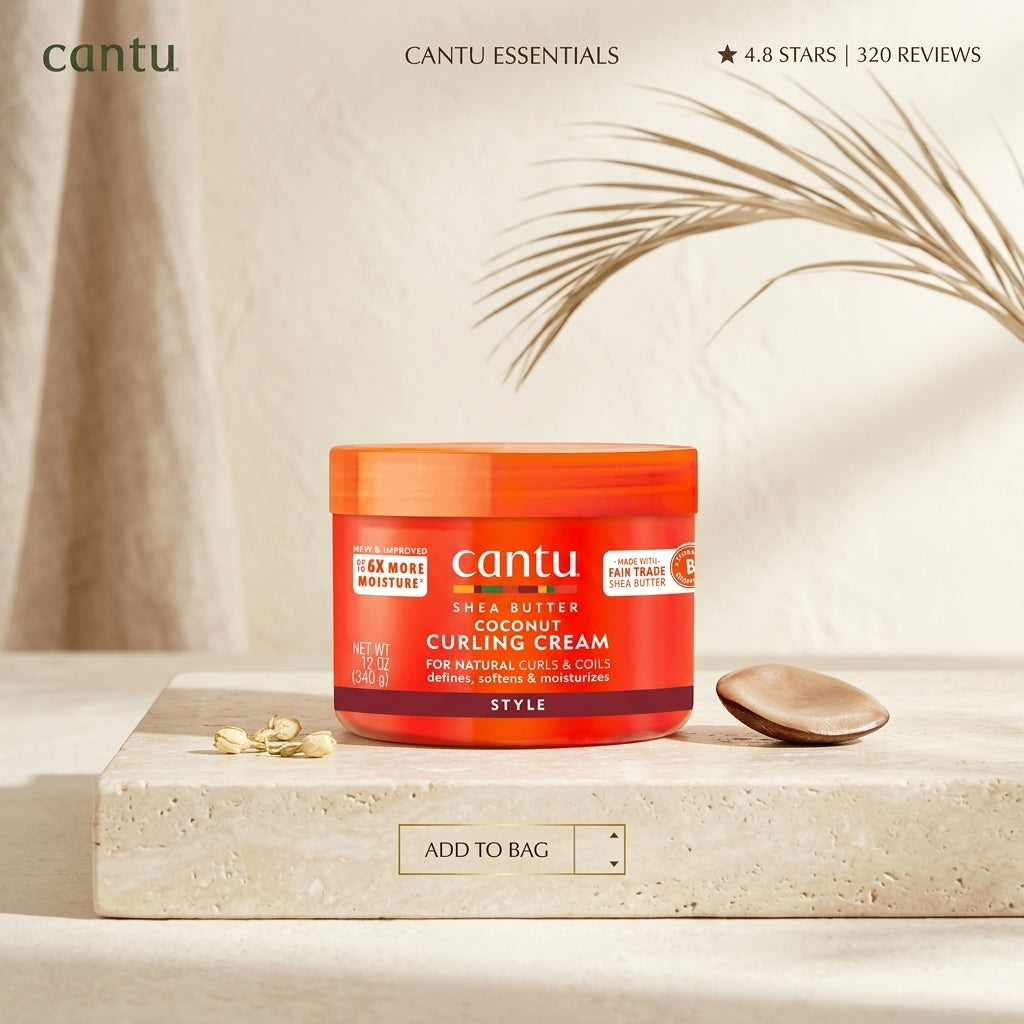 Cantu Shea Butter Coconut Curling Cream - photo 3