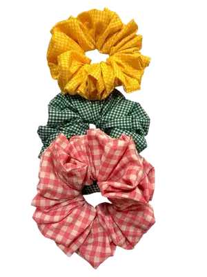Curl Basics Cotton Hair Scrunchies Multicolor Pack Of 3 - photo 2