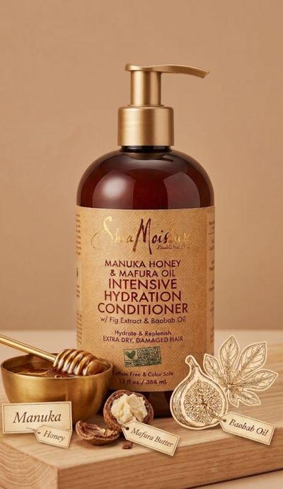 Shea Moisture Manuka Honey & Mafura Oil Intensive Hydration Conditioner - photo 5