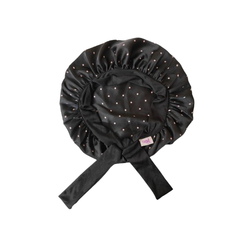 Curl Basics Satin Silk Bonnet - Black