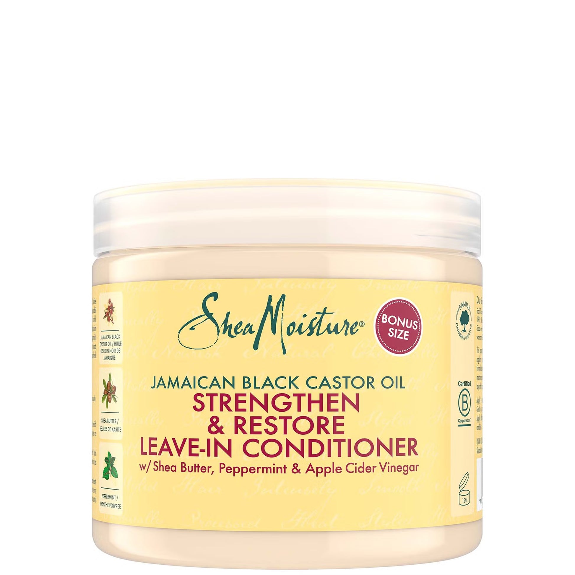 Shea Moisture Jamaican Black Castor Oil Strengthen & Restore Leave-In Conditioner - photo 7