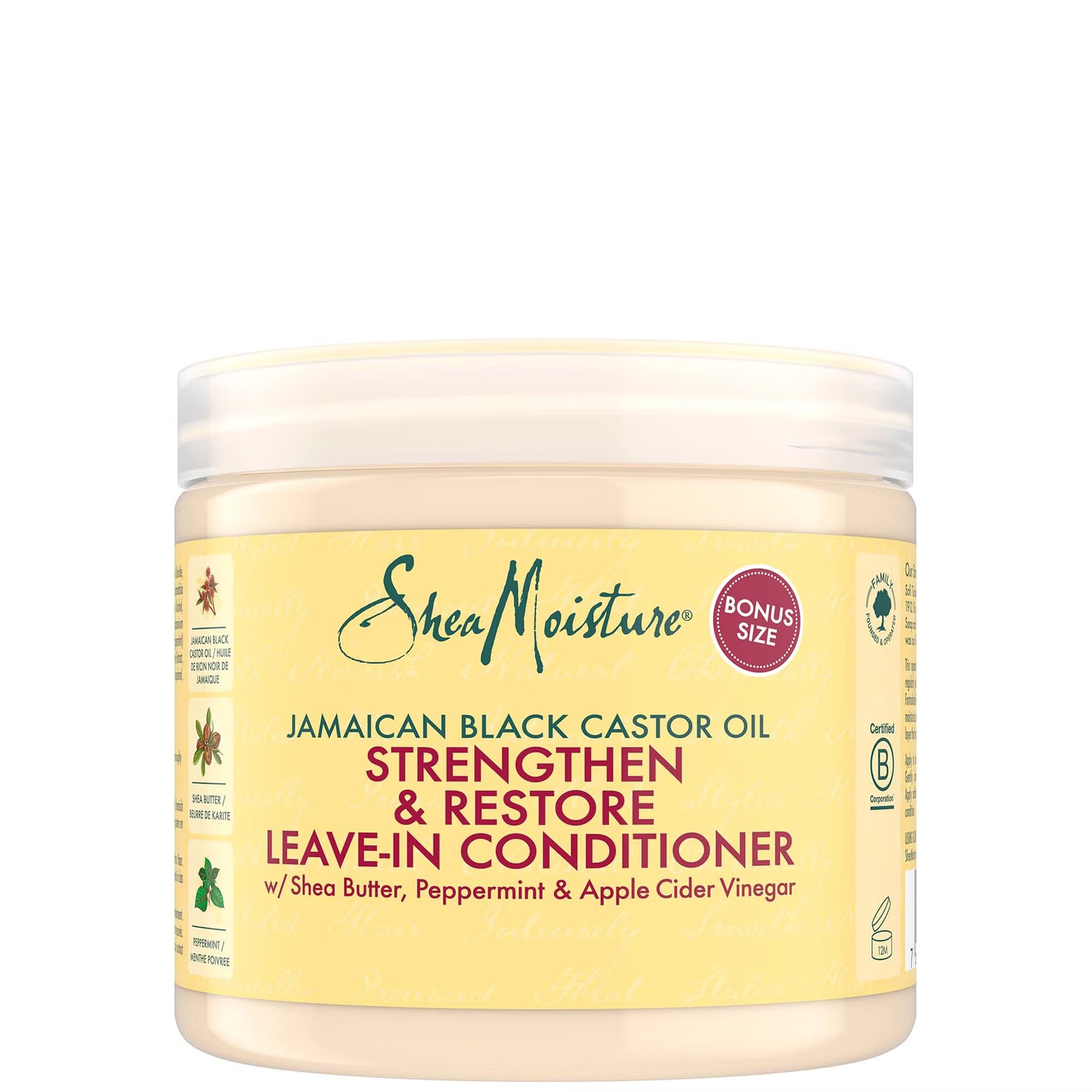Shea Moisture Jamaican Black Castor Oil Strengthen & Restore Leave-In Conditioner - photo 7