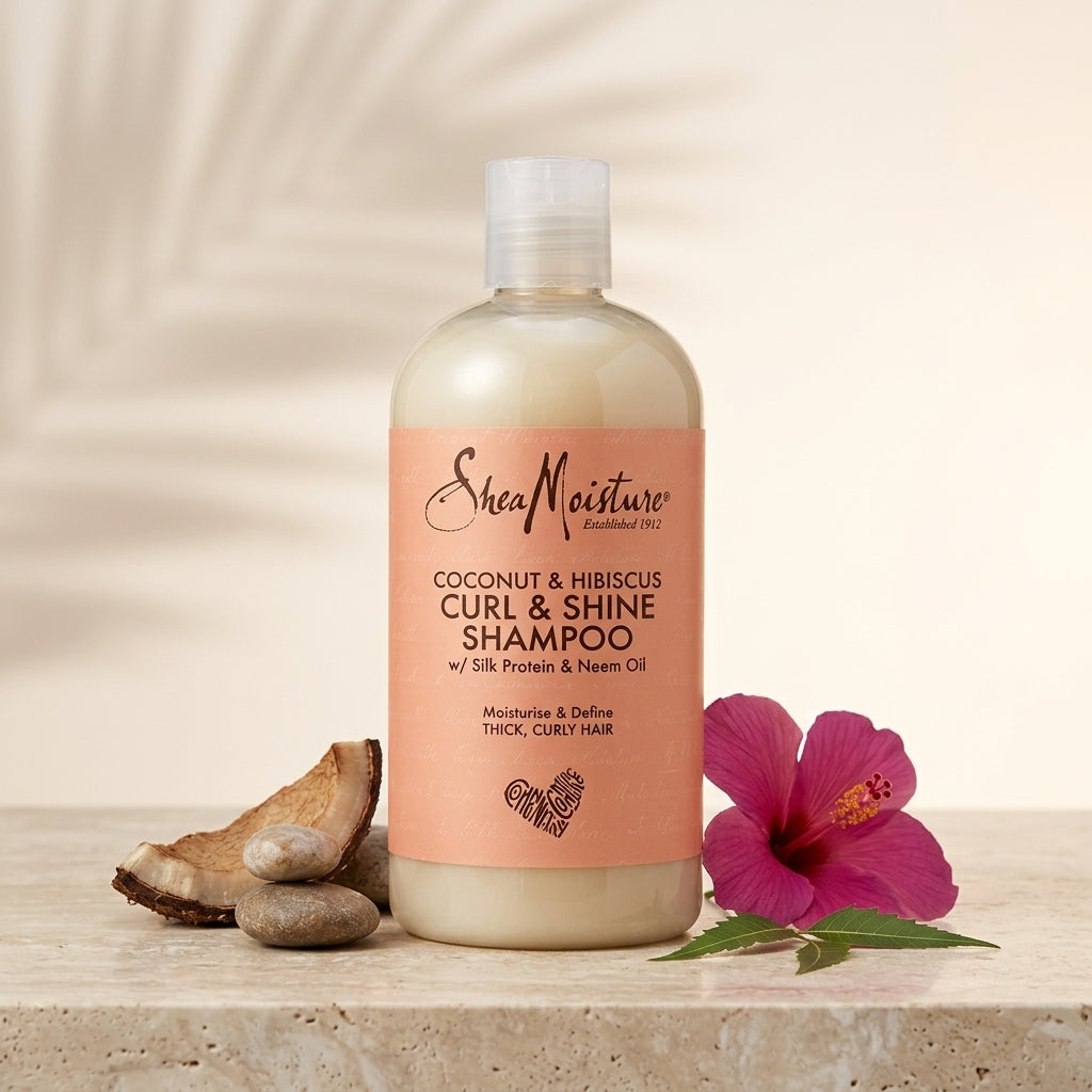 Shea Moisture Coconut & Hibiscus Curl & Shine Shampoo - photo 3