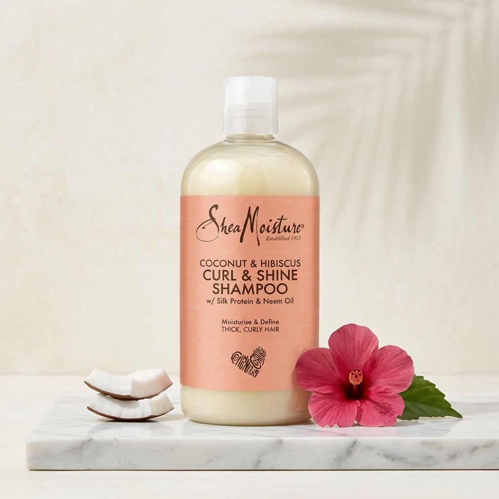 Shea Moisture Coconut & Hibiscus Curl & Shine Shampoo - photo 2