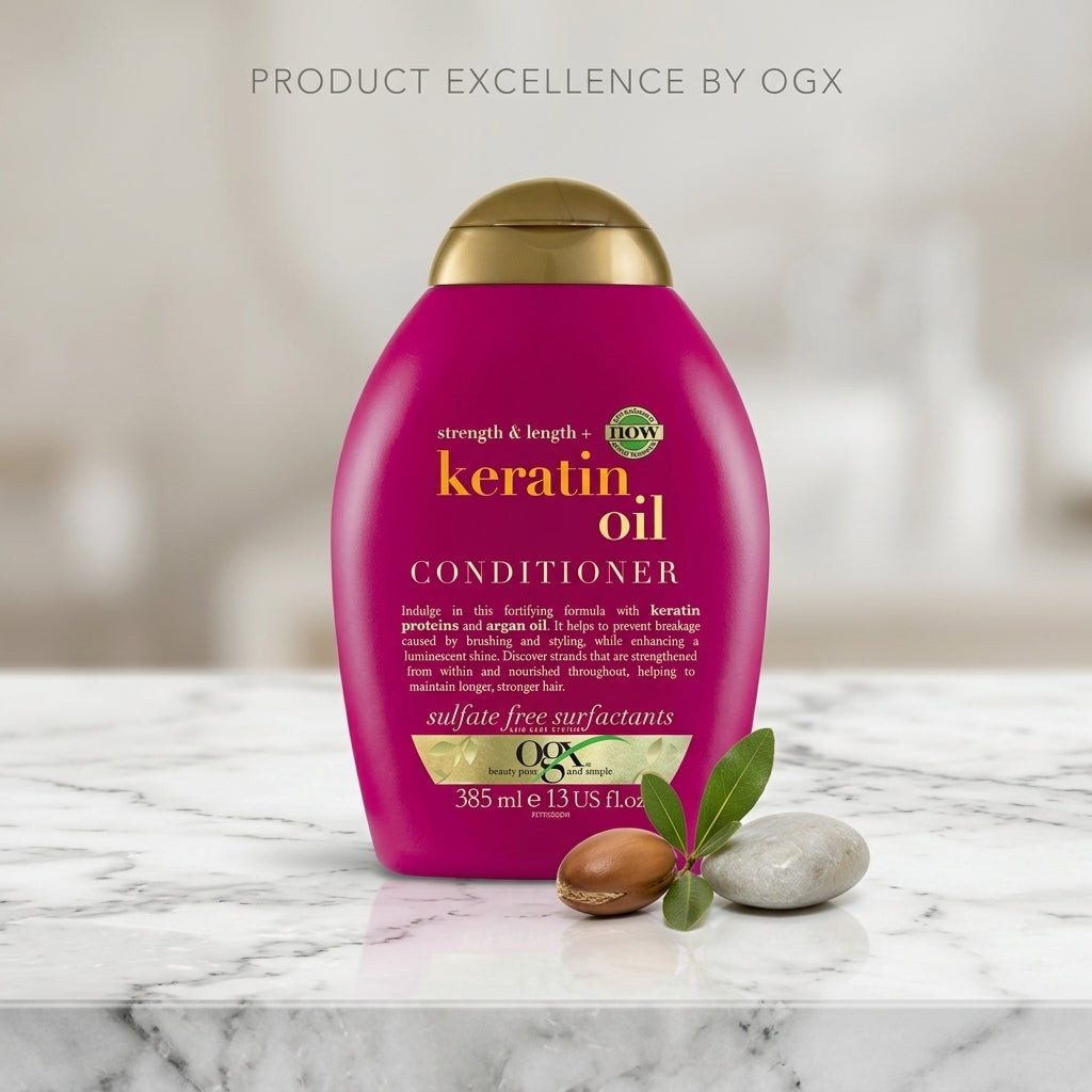 OGX Strength & Length Keratin Oil Conditioner - photo 2