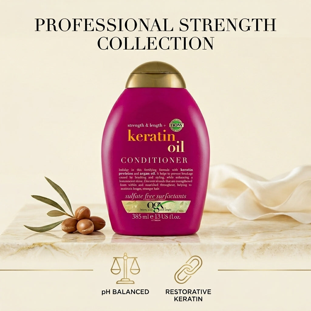 OGX Strength & Length Keratin Oil Conditioner - photo 4