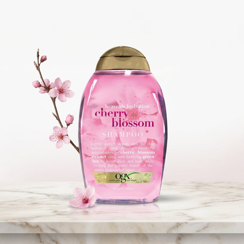 OGX Heavenly Hydration Cherry Blossom Shampoo - photo 2