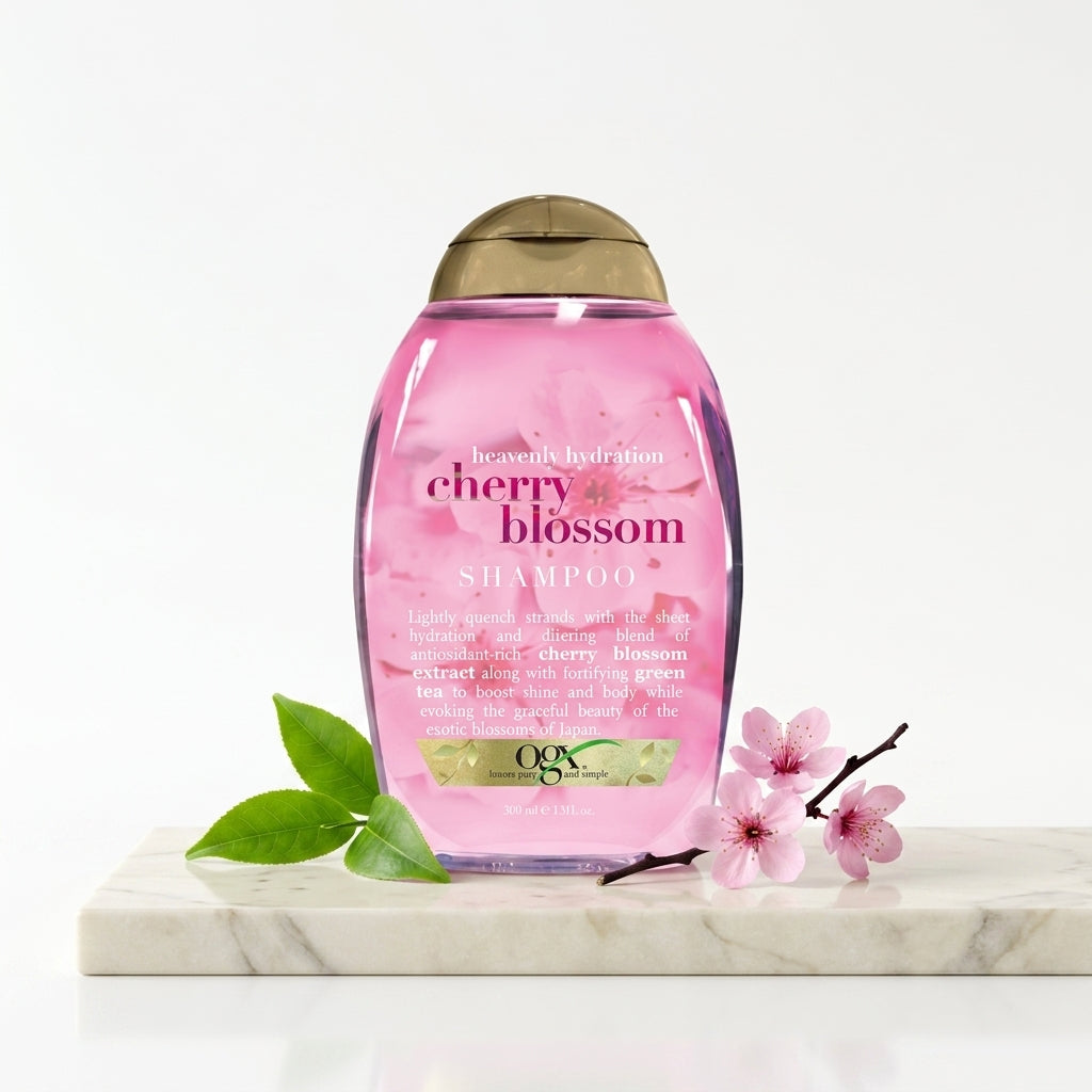 OGX Heavenly Hydration Cherry Blossom Shampoo - photo 3
