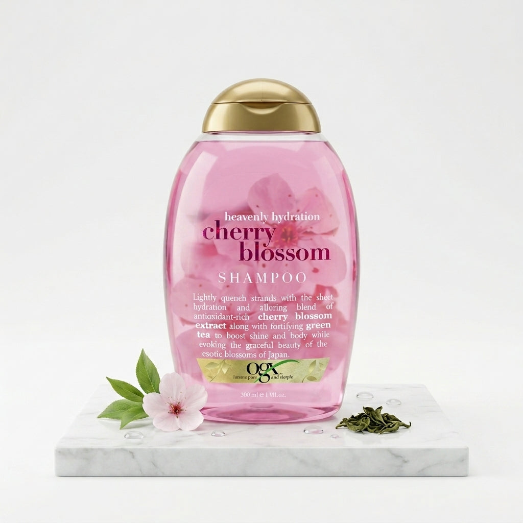 OGX Heavenly Hydration Cherry Blossom Shampoo - photo 4