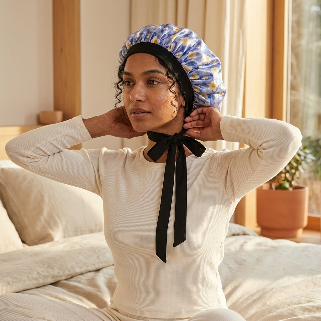 Curlyn Satin Bonnet (Printed) - photo 8