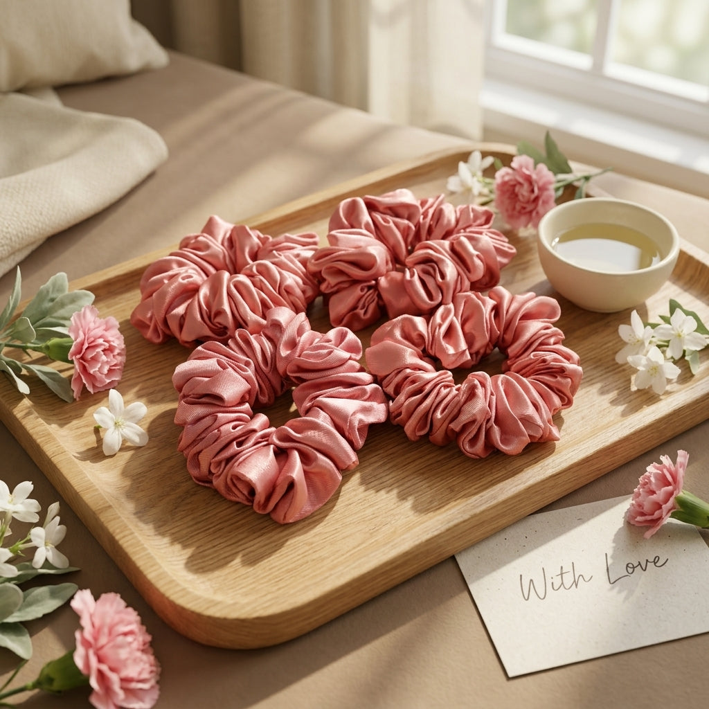 Curlyn Satin Scrunchy Pack Of 4 – Curlified