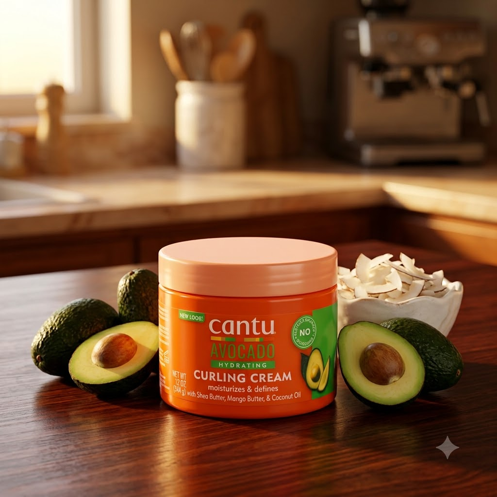 Cantu Avocado Curling Cream With Shea Butter