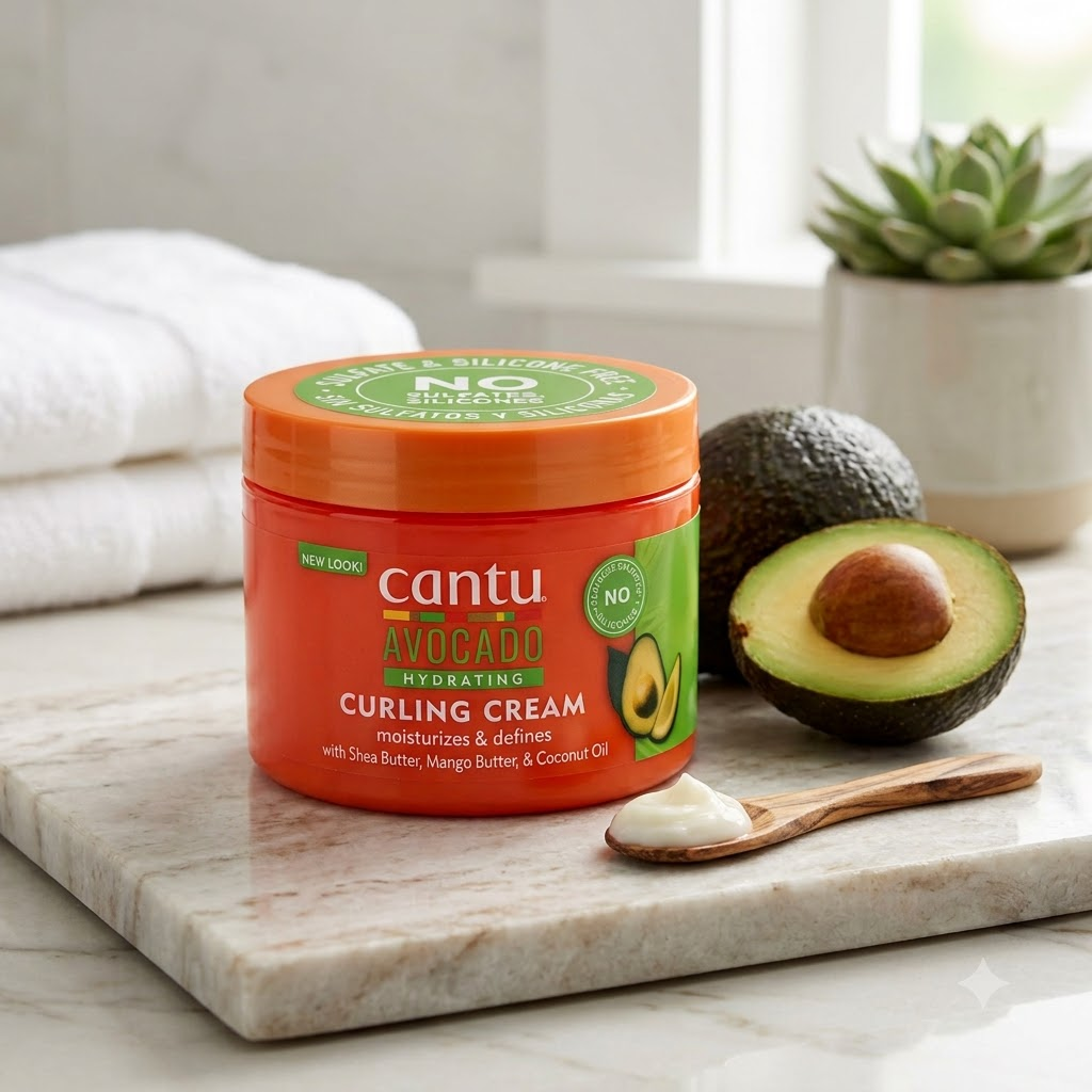 Cantu Avocado Curling Cream With Shea Butter
