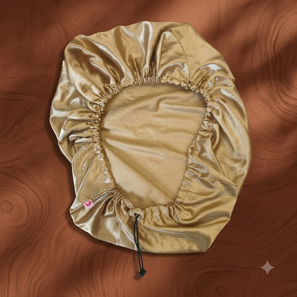 Curlyn Satin Bonnet (Plain)