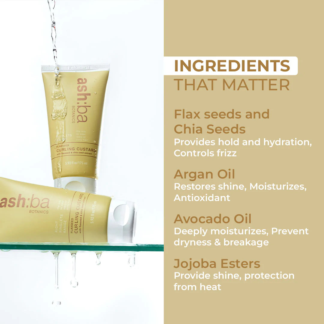 Ashba Botanics Flaxseed Curling Custard - photo 3
