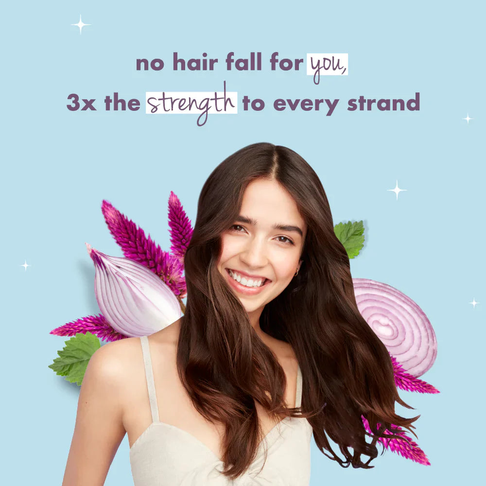 Love Beauty & Planet Onion Black Seed & Patchouli Hairfall Control Shampoo & Conditioner - photo 2